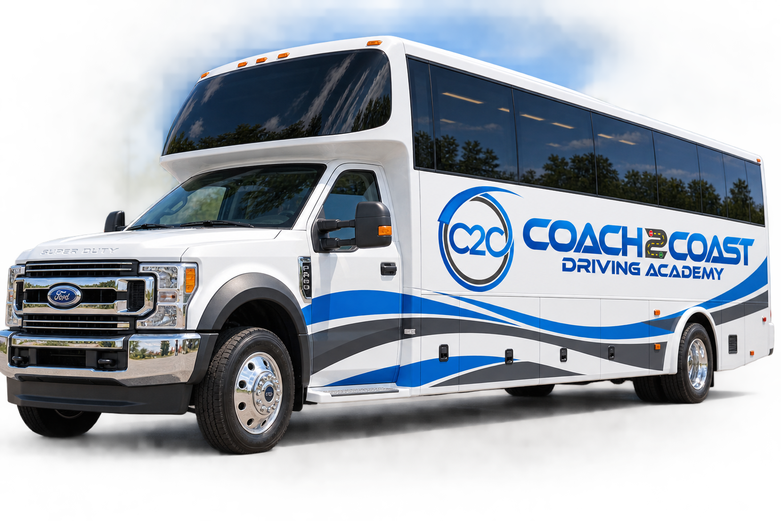 Coach2Coast FS50 Krystal Mini Coach branding concept