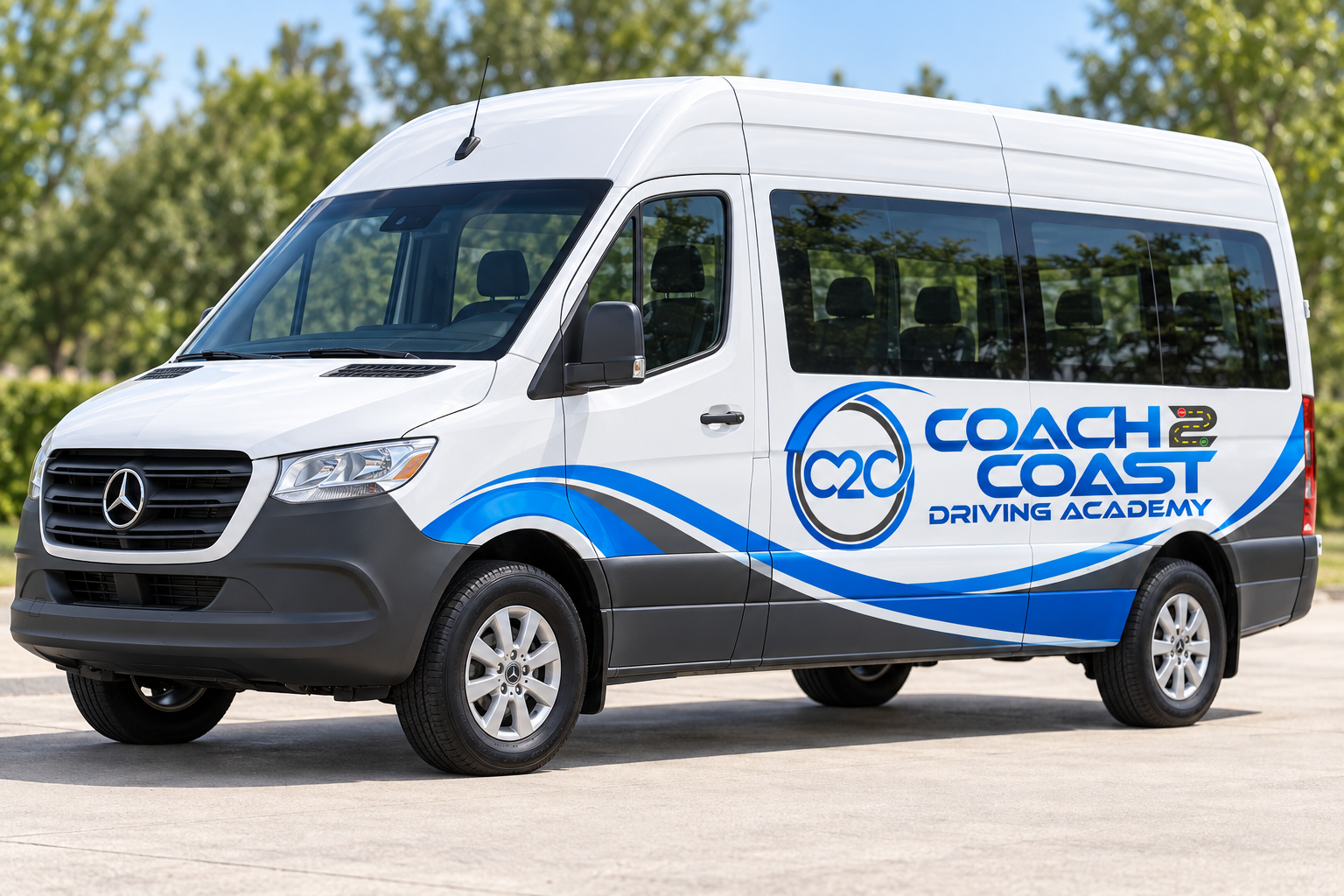 Coach2Coast Sprinter / Small Group branding concept